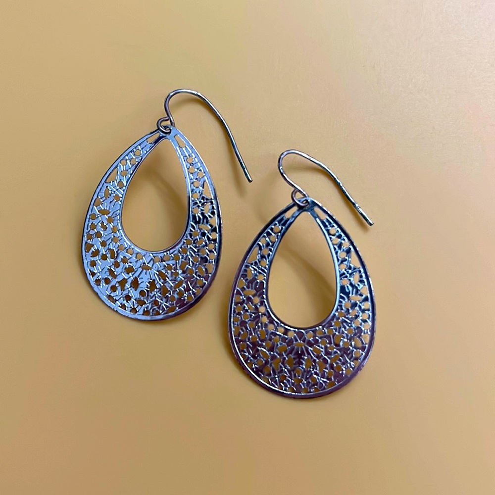 Silver earrings!